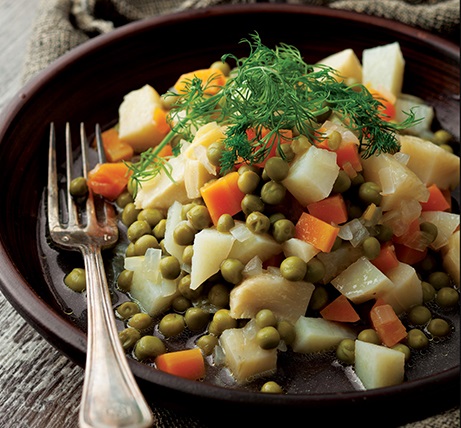 Zeytinyağında Bezelyeli Enginar