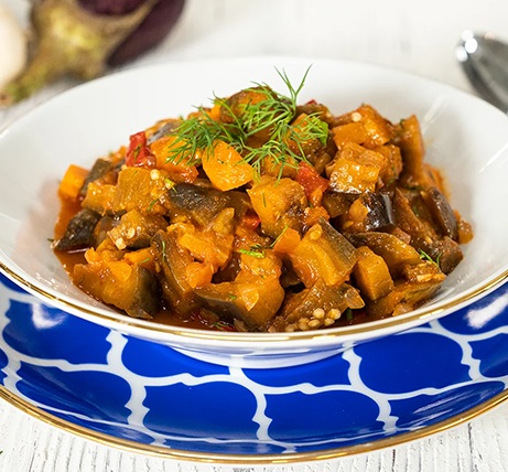 Zeytinyağlı Patlıcan Yemeği